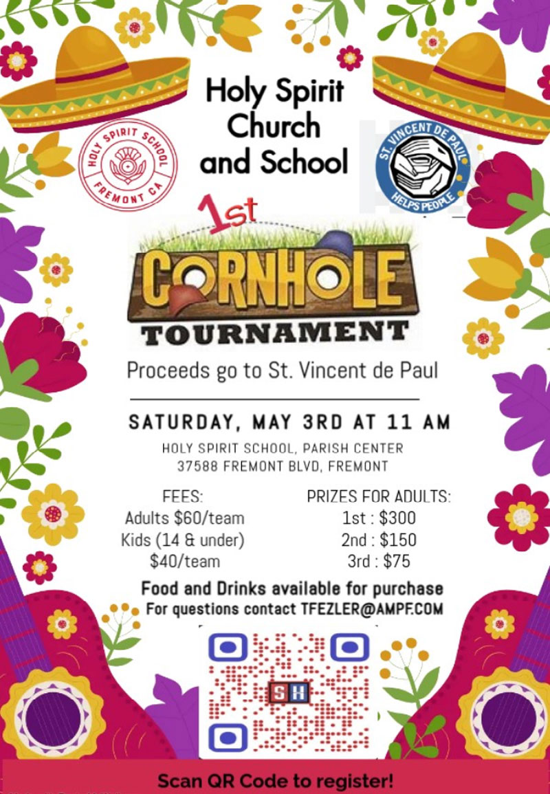 First Cornhole Tournament flyer