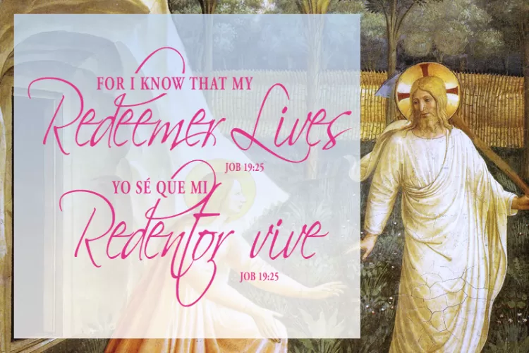 I know that my redeemer lives...